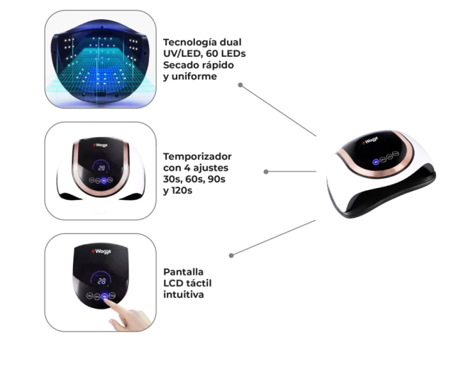 Cabina de uñas 120 w - Imagen 3