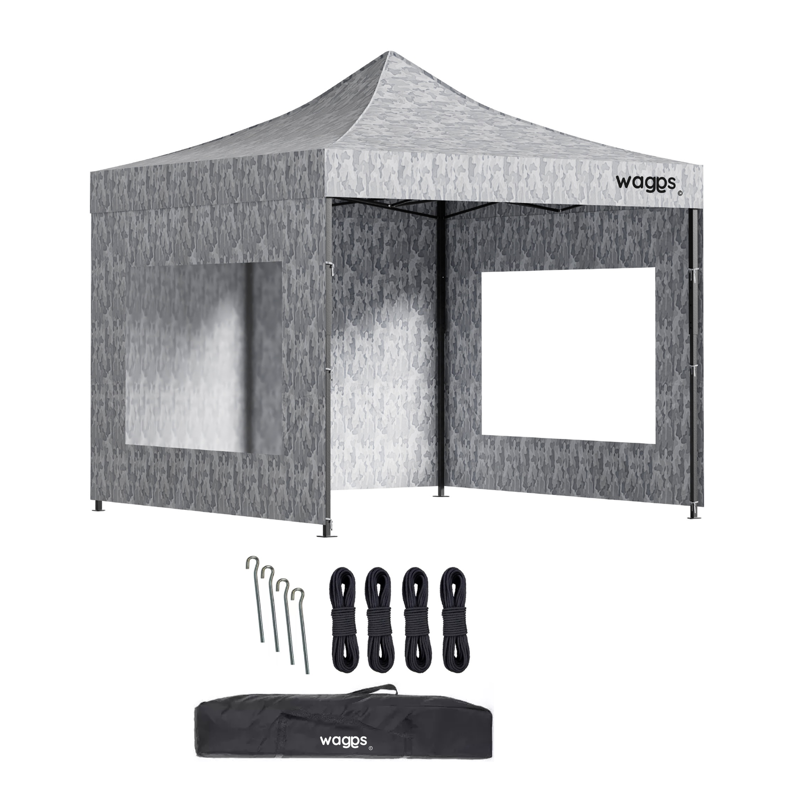 Gazebo plegable con paredes